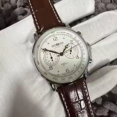 Zeppelin New Men's Watch Luxury Retro Classic Atmospheric Quartz Watch Zeppelin Airship Automatic Da