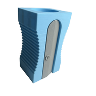 Giant Pencil Sharpener-shaped Pen Holder, Creative And Unique Desktop Stationery Storage Container,