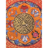 J187 Mantra mandala Mantra mandala Mantra mandala Thangka Painting HD Electronic Picture Material
