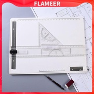 [FlameerMY] Multifunctional Drawing Board Drafting Table A3 Adjustable Angle Drafting Table Sliding 