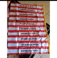 selempang upacara lengkap pembaca teks 5 pengibar bendera 3 dirigen 1 pemimpin upacara 1