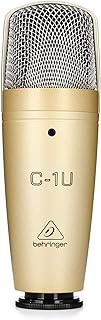 Behringer C-1U Professional Large-Diaphragm Studio Condenser USB Microphone