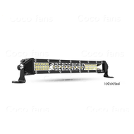 (กทม)Slim Offroad LED Bar 12V 24V 10-20 นิ้วจุดน้ําท่วม Barra LED Light Bar/ทํางานสําหรับรถบรรทุก 4x