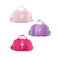 [Fenteer1] Ballet Dance Bag Cute Ballerina Duffle Bag for Children's Day Gift Birthday Gift