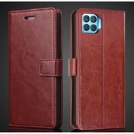 Casing For OPPO A93 4G CPH2121 CPH2123 Premium Leather Flip Folio Wallet Case with Card Holders Self