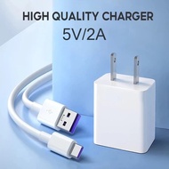 ffshop 5V/2A 5V/3A Fast Charger Set Quick Charging USB Type-C Cable Quick Charge USB