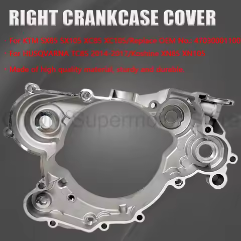 For KTM HUSQVARNA 85cc 105cc Motorcycle Right Crankcase Clutch Cover Guard 47030001100 SX85 SX105 XC