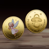 Play Mouth Irish Festival Gold Coin St. Patrick's Day Green Leaf Coin Clover Commemorative Coin Coin