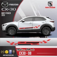 MAZDA CX-30 CAR BODY STICKER SET CX30 - 08