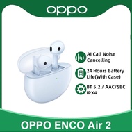 OPPO ENCO Air 2 Original Earphone Bluetooth Earbuds AI Noise Cancelling Ture Wireless Headphone AAC 