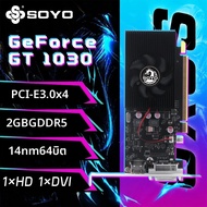 SoYo | การ์ดจอ SOYO NVIDIA GeForce GT1030 2G GDDR5 64bit HDMI*1 DVI*1 การ์ดแสดงผลสำหรับคอมพิวเตอร์เด