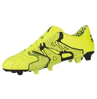 Adidas X 15.1 FG/AG Leather Mens Football Boots Soccer Cleats (UK 6.5 US 7 EU 40, Yellow Black B2697