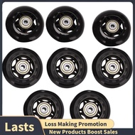 8 Pack Inline Skate Wheels, Indoor/Outdoor Roller Skate Wheels, Replacement Wheels with Bearing 64mm