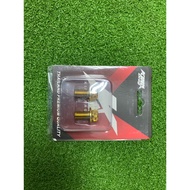 yamaha side mirror nut gold