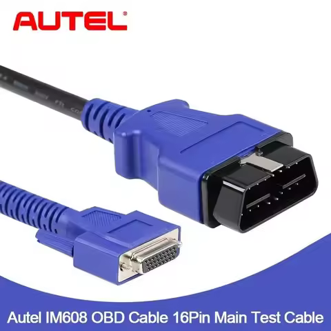 Original Autel IM608 OBD Cable 16Pin Main Test Cable DB26 Female Connector For Autel MaxiFlash JVC I
