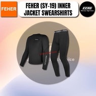 FEHER (SY-19) INNER JACKET SWEARSHIRTS & PANTS BLACK (M-4XL)