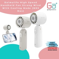 DaimuLife Cooling Effect Mini Fan M03 Max Handheld Fan with 100 Gear Digital Display Rechargeable Us