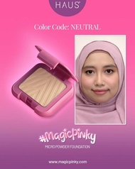 VIRAL VIRAL HAUS Magic Pinky Compact Powder Foundation + FREE GIFT