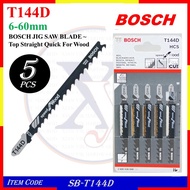 T144D BOSCH JIG SAW BLADE - Top Straight Quick For Wood 6-60mm - SB-T144D