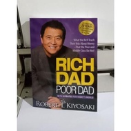 Rich Dad Poor Dad Robert T physical book. Kiyosaki