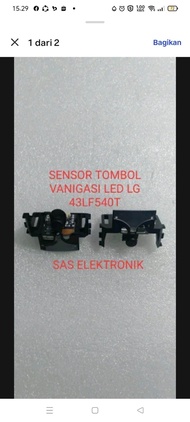 SENSOR TOMBOL VANIGASI TV LED LG 43LF540T 43LF540 T 43LH540T 43LH540 T