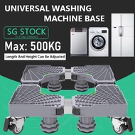 Washing Machine Base With Wheels Fridge Roller Base Movable Leg Caster Universal Adjustable Length