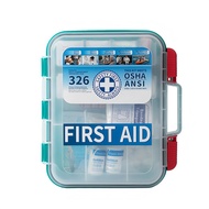 326Pcs Professional First Aid Kit Hard Case First Aid Box Contains Medical Supplies for Travel Home 