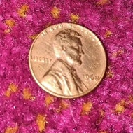 Duit Syiling 1 Sen Liberty Amerika Tahun 1968