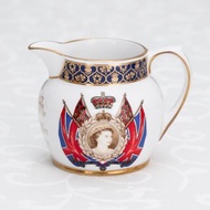 英國製Spode 2003女王紀念奢華限量骨瓷咖啡奶罐義式濃縮奶盅茶海