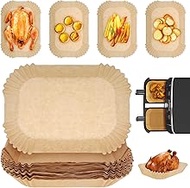 Air Fryer Liners 200pc, Disposable Air Fryer Paper Liners High Temperature Resistant, Rectangle Air 