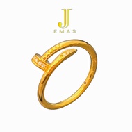 999 Gold Diamond Nail Ring (R31)