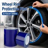 200M Wheel Rim Protective Film Car Repair Hub Protector Film For Tire Replacement Work
