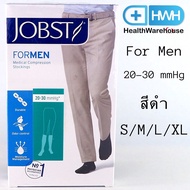 Jobst For Men ถุงน่องชาย (20-30 mmHg) (สีดำ) (S M L XL) ที่รัดเส้นเลือดขอด v1