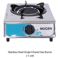 New Mugen Single Infrared Gas Stove Gas burner Stainless Steel 1850W