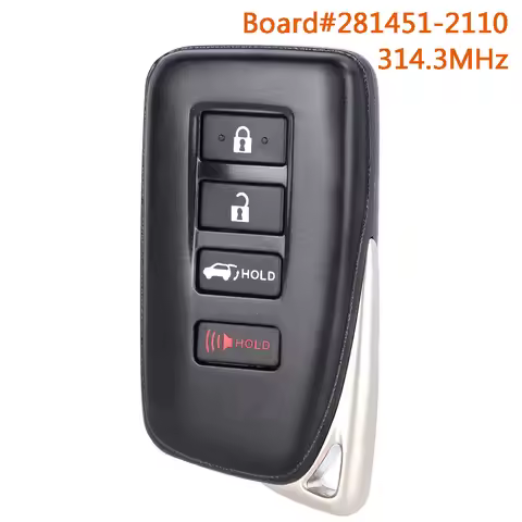 KEYECU 281451-2110 314.3MHz Smart Remote Car Key Fob for Lexus LX570 NX200t NX300 NX300h 2015 2016 2