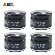 4PCS AHL Motorcycle Parts Oil Filter For BMW F650GS F700GS F750GS F800GS ADVENTURE F800R F800ST HP2 