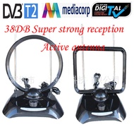 38DBI high gain active indoor digital  tv antenna strong reception suitble for dvb-t2 tv or box