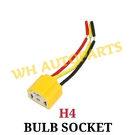 H4 BULB SOCKET (3PIN) HEAD LAMP SOCKET CERAMIC HEADLIGHT CONNECTOR