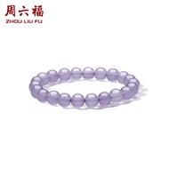 ZHOU LIU FU 周六福 Purple Chalcedony Bracelet L2311444