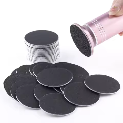 TP43mm 60pcs/Box Sanding Paper Professional Pedicure Foot Dead Skin Sandpaper For Electric Nail File