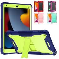 For iPad 9th Gen 10.2 2021 10th 10.9 2022 Case Kid Safe PC Hybrid Shockproof Stand Tablet Cover For Mini 4 Air 5 6th Pro12.9 6th