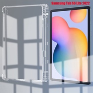 สำหรับ Samsung Galaxy Tab S6 Lite 2022 S8 S7 S6 A8 10.5 A7 10.4 A7 Lite 8.0 2019โปร่งใสกรณีผู้ถือดินสอกันกระแทก Air-กระเป๋า TPU Cover