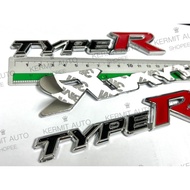 TYPE R LOGO 3D EMBLEM CIVIC FD FD2R