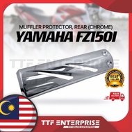 YAMAHA FZ150I MUFFLER PROTECTOR REAR (CHROME) FZ150I V1 EXHAUST EKZOS