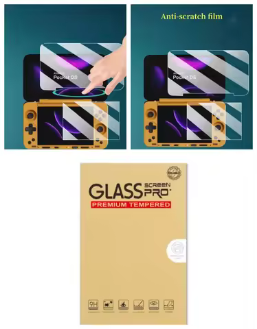 Portable HD Soft Film For AYANEO Flip 1S DS Screen Protector Game Console Double Screen 2PCS Set Gam