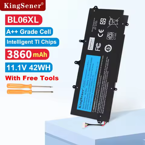 KingSener New BL06XL Laptop Battery for HP EliteBook Folio 1040 G0 G1 G2 Series BL06 HSTNN-DB5D HSTN