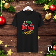 Santa Skate Christmas T-Shirt 3 Cotton Combed