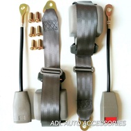 Safetybelt 3 point automatic safety belt, gray