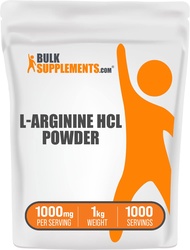 com L-Arginine HCl Powder - L-Arginine 1000mg, Arginine Supplement - Nitric Oxide Supplement, Nitric
