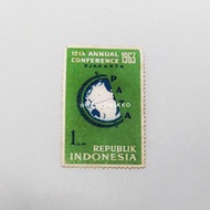 Perangko Kuno Antik langka - Republik Indonesia 1963 conference